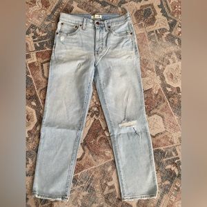 NWT Madewell Mid-rise Classic Straight Jean